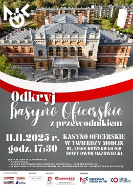 Święto Niepodległości - Zwiedzanie Kasyna Oficerskiego z przewodnikiem -wstęp do obiektu kulturalneg