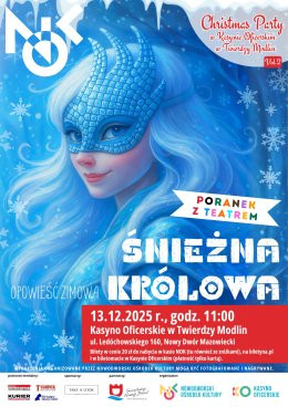 Nowy Dwór Mazowiecki Wydarzenie Inne wydarzenie PORANEK Z TEATREM: „Śnieżna Królowa - opowieść zimowa"