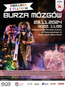 Nowy Dwór Mazowiecki Wydarzenie Inne wydarzenie PORANEK Z TEATREM: "Burza mózgów"