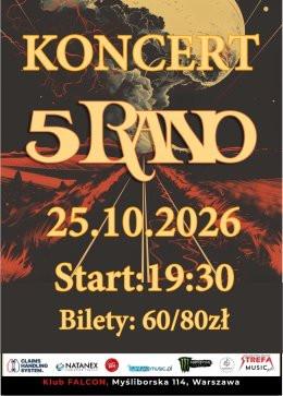 Warszawa Wydarzenie Koncert 5 Rano